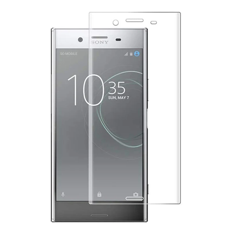 TPU Soft Film High Clear  Full Cover Edge Curved Screen Protectors for Sony xperia zl z3 z5 l35h c6502 c6503 c6506  XA1 XZ4