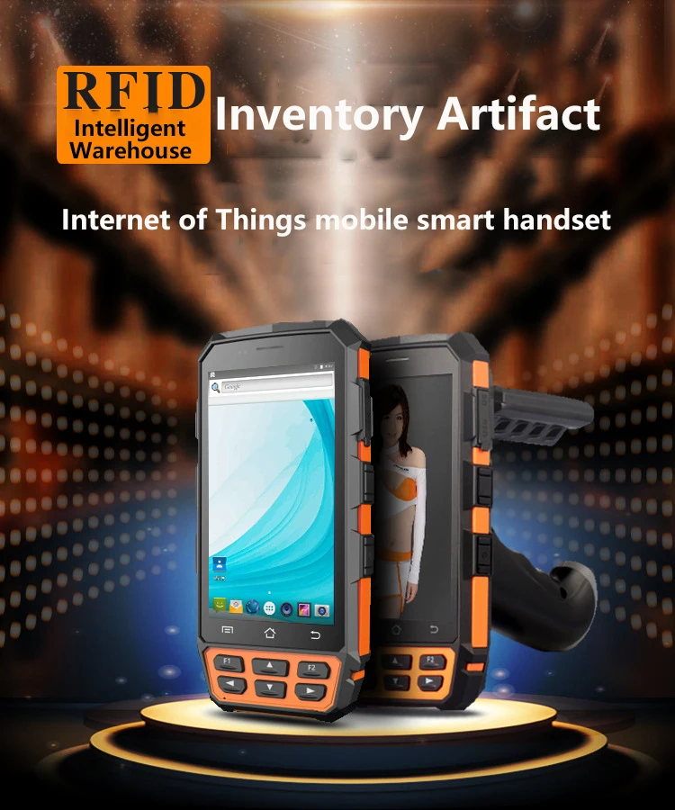 Manufacturer Long Range Android Detector Uhf Rfid Pda Wireless Handheld Reader