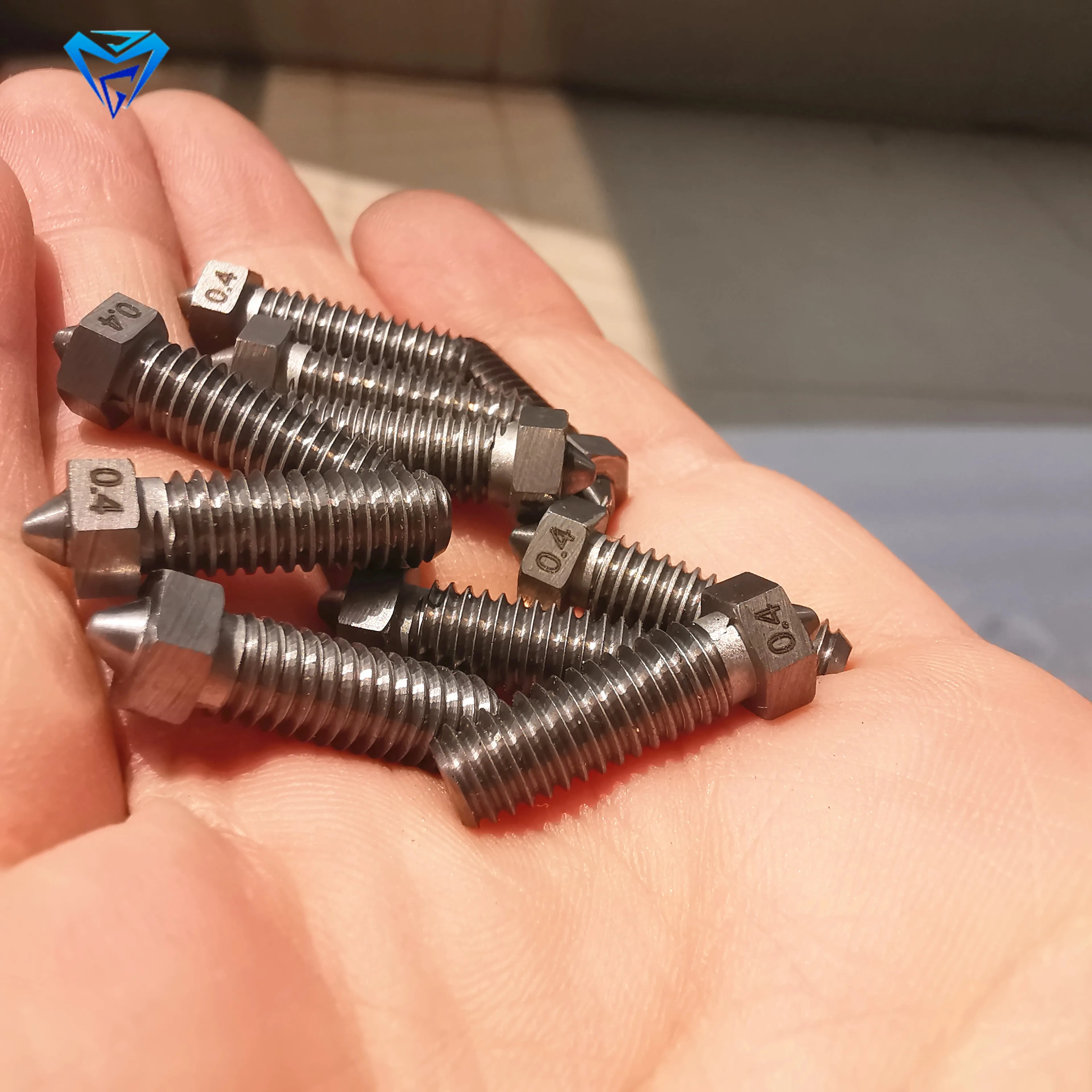 In stock tungsten carbide cemented  3d printer volcano nozzle