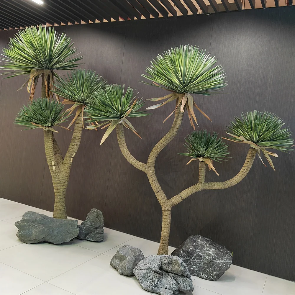 Hot Custom Handmade Design Beautiful Fake Plant Artificial Sisal Hemp for Home Indoor Decor