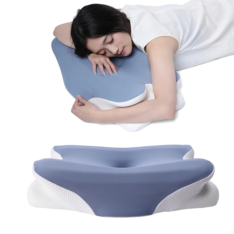 Cervical Neck Pillow Cooling Neck Pillows for Pain Relief Ergonomic Orthopedic Contour Memory Foam Pillows