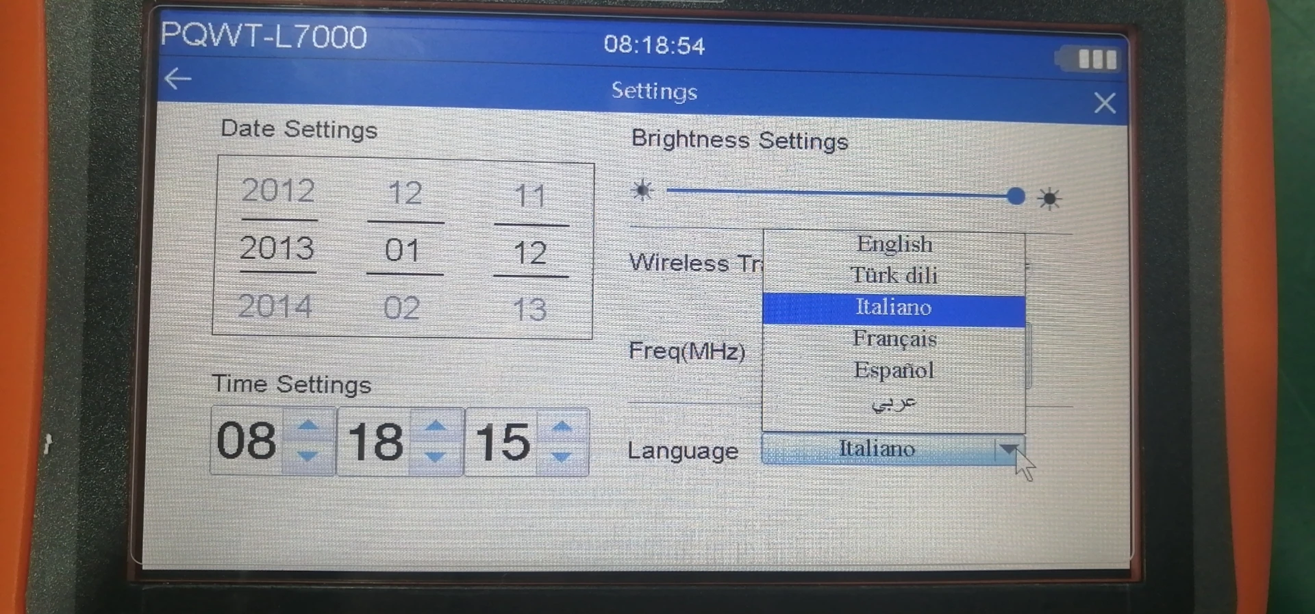 PQWT-L7000 Indoor and Outdoor water leak detection equipment pipeline water leakage detector machines