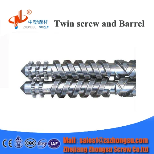 Factory direct extruder twin Parallel Screw Barrel 38crmoala