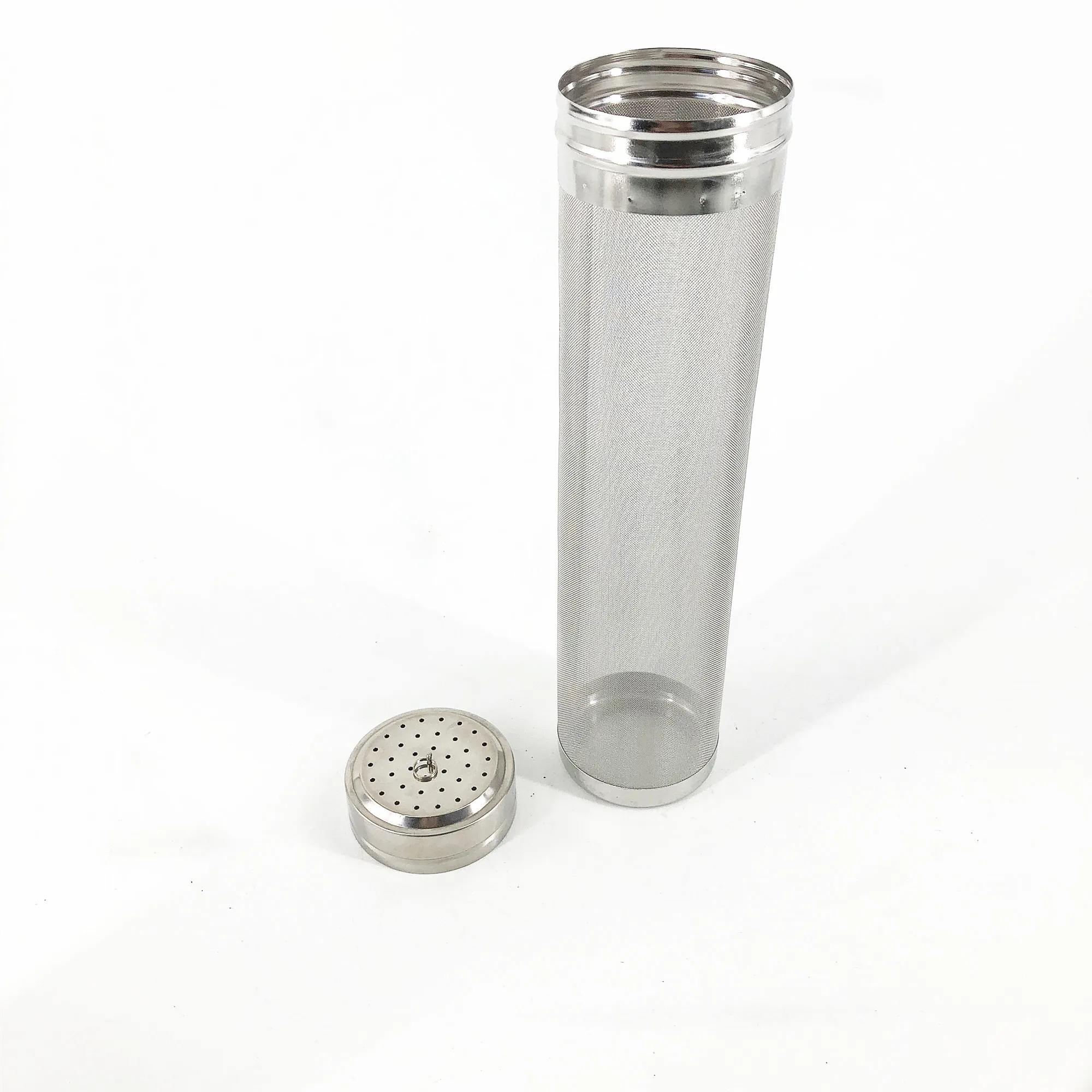 Beer Dry Hops Filter Brewing Hopper Strainer 300 Micron Mesh Barrel Brewing Grain Basket Strainer