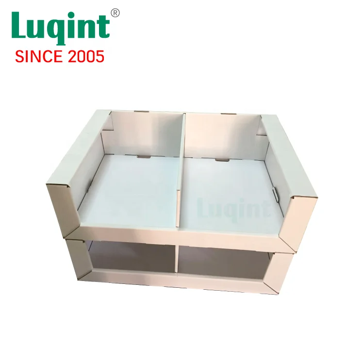 CMYK Printing Size Customized Retail Cardboard Display Counter For Pillow Countertop Carton Display Box In Supermarket