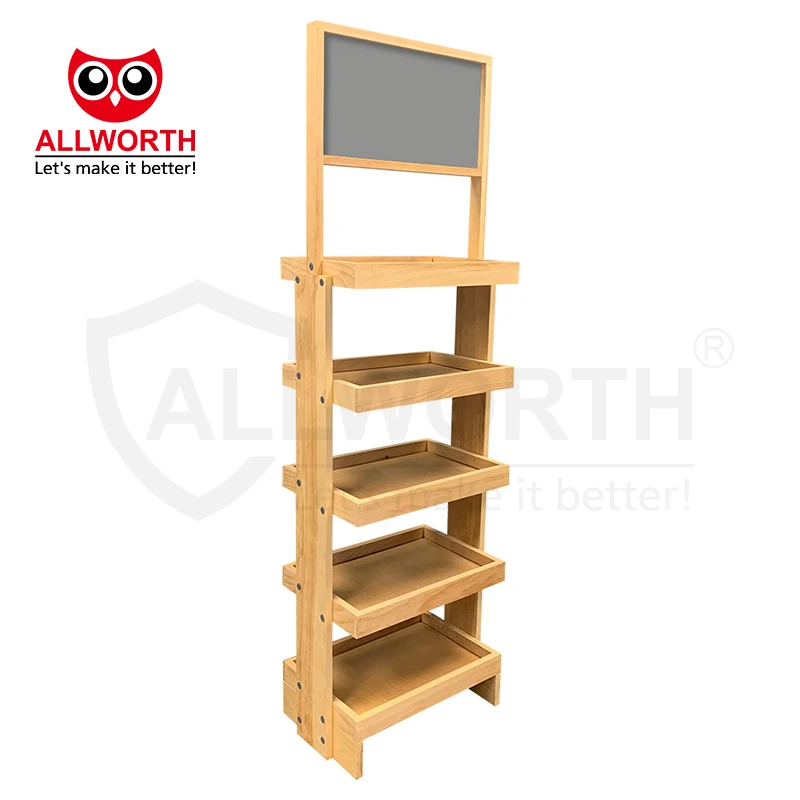 Distributor Eye Catching Adjustable  Easy To Assemble Unique Retail Display Shelf