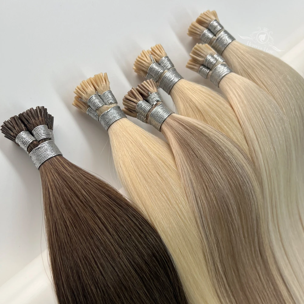 Herrera K Tip Pre-Bonded Keratin Flat Tip Hair Extensions Nano Itips U V Y I F Factory Russian Human Natural Hair Extensions