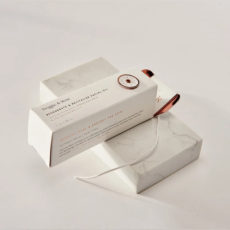 Personalized Eyelash Essential Oil Packaging Box Custom Logo Print Mini Folding  Perfume Bottle Nail Polish Specialty Paper Box