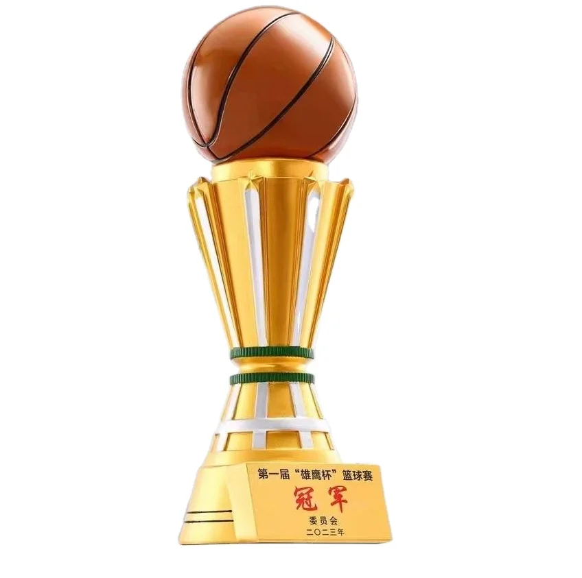 2022 Resin Basketball Trophy Custom Accept Manufacturer Awards World Championship NBA Trophy Cup