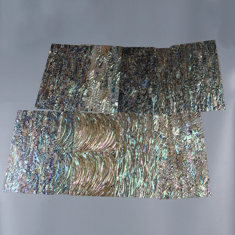 Factory wholesale New Zealand abalone shell pieces mother-of-pearl paper with adhesive backing for furniture floor decoration