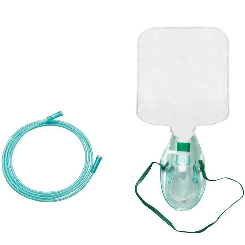 Medical Disposable High Concentration Non-Rebreathing Oxygen Mask Without natural rubber latex