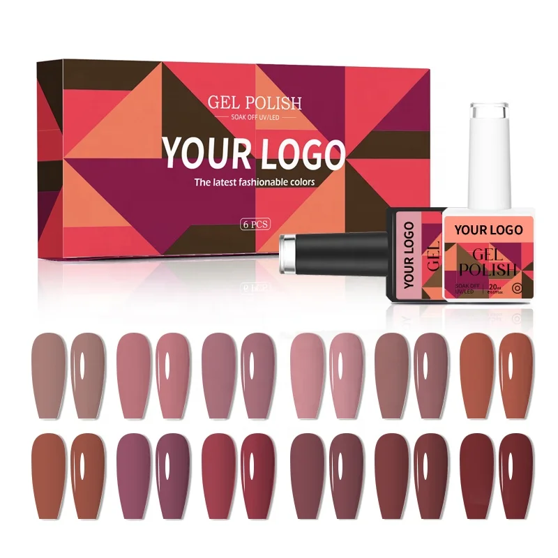 BeiEn Your Logo 18ml 20ml UV/LED Gel Polish High Pigment Coral Colors Collection Nude Pink Series Hot Selling OEM/ODM Bulk Kilo
