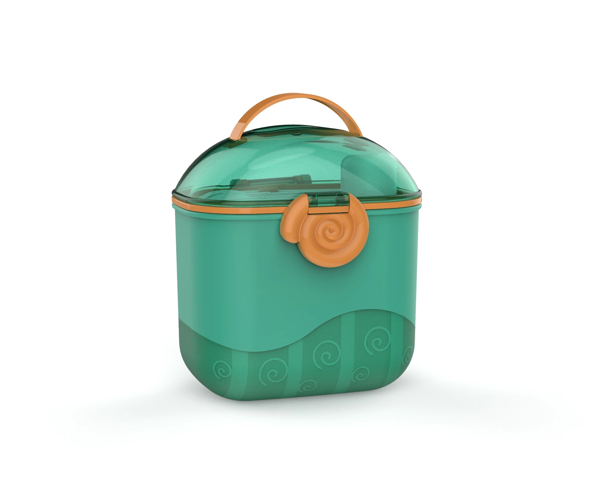 550ml  Baby Food Storage Formula Milk Powder Dispenser Box With Spoon / Plastic Milk Powder Storage Container BPA Free