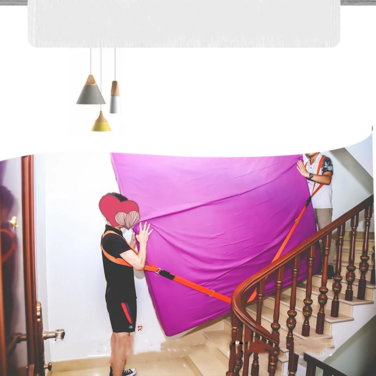 Carrying furniture is easier to move the conveyor belt