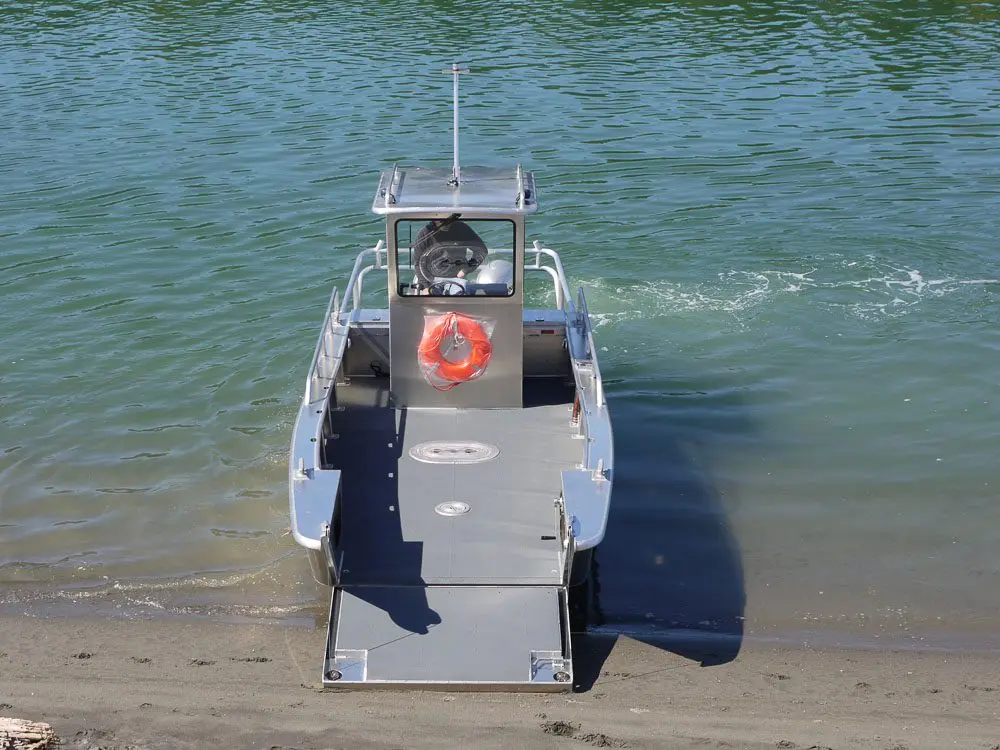 8m Aluminum landing boat with outboard inboard engine