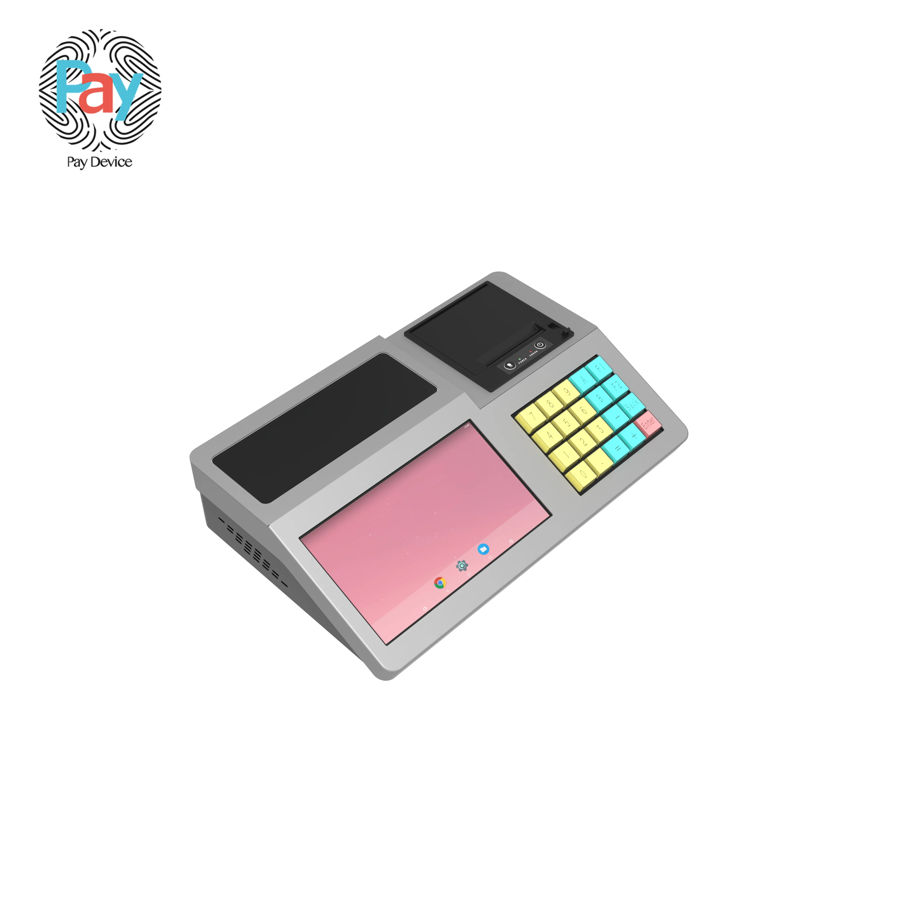 Customizable Metal Keyboard POS All-in-One Machine for Restaurant Use Supplied by Senraise