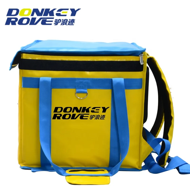 Large Capacity High quality insulated food delivery bag delivery backpack with divider