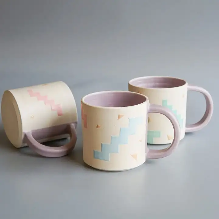 Новая необычная цветная глазурная матовая кофейная кружка Корейская Новинка для завтрака капучино чайная чашка