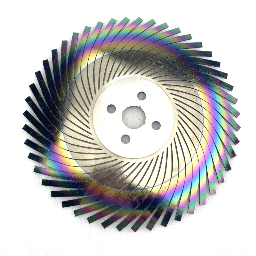 LIVTER Rainbow Color M42 Hss Tari Saw Blade Already Cut To A Blade For Cockfighting