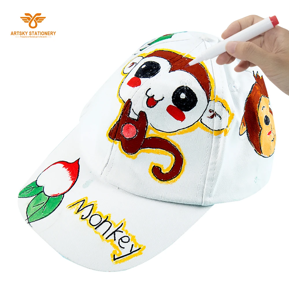 Маркер для текстильной ткани под заказ с логотипом, Перманентный маркер для обуви, футболки и сумочки