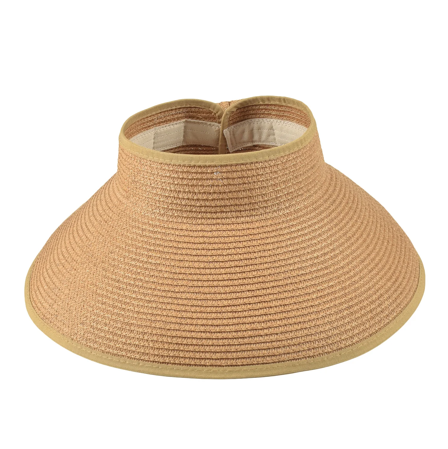 multi-color available empty top foldable sun hats fashion wide brim sun visor hat