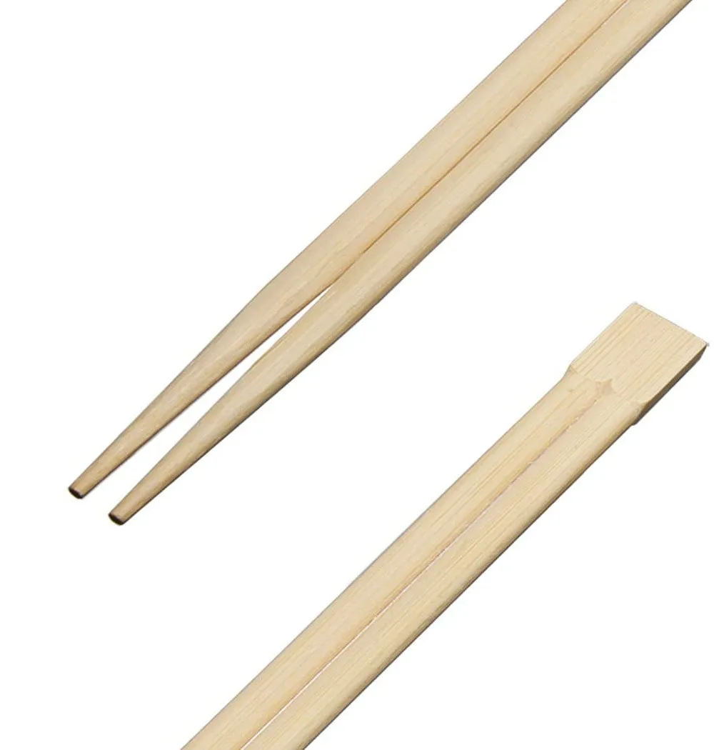 Custom Logo Disposable Eco-Friendly  Hot Sale Twin Bamboo Chopsticks