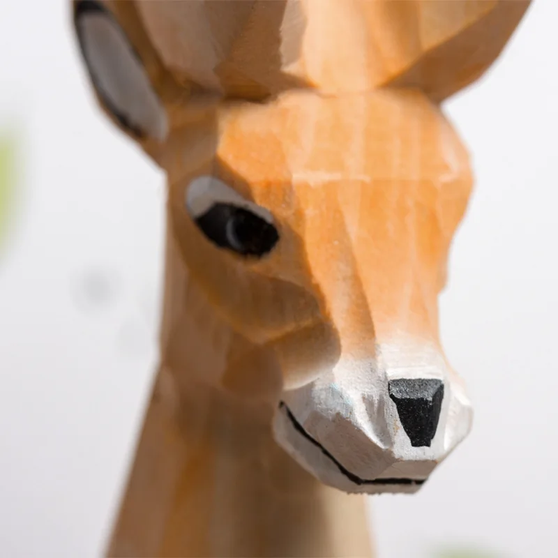 Animal Wood cartoon 3d novelty Hand Carving Eco friendly Promotional Advertising Custom ball point ball-point pen