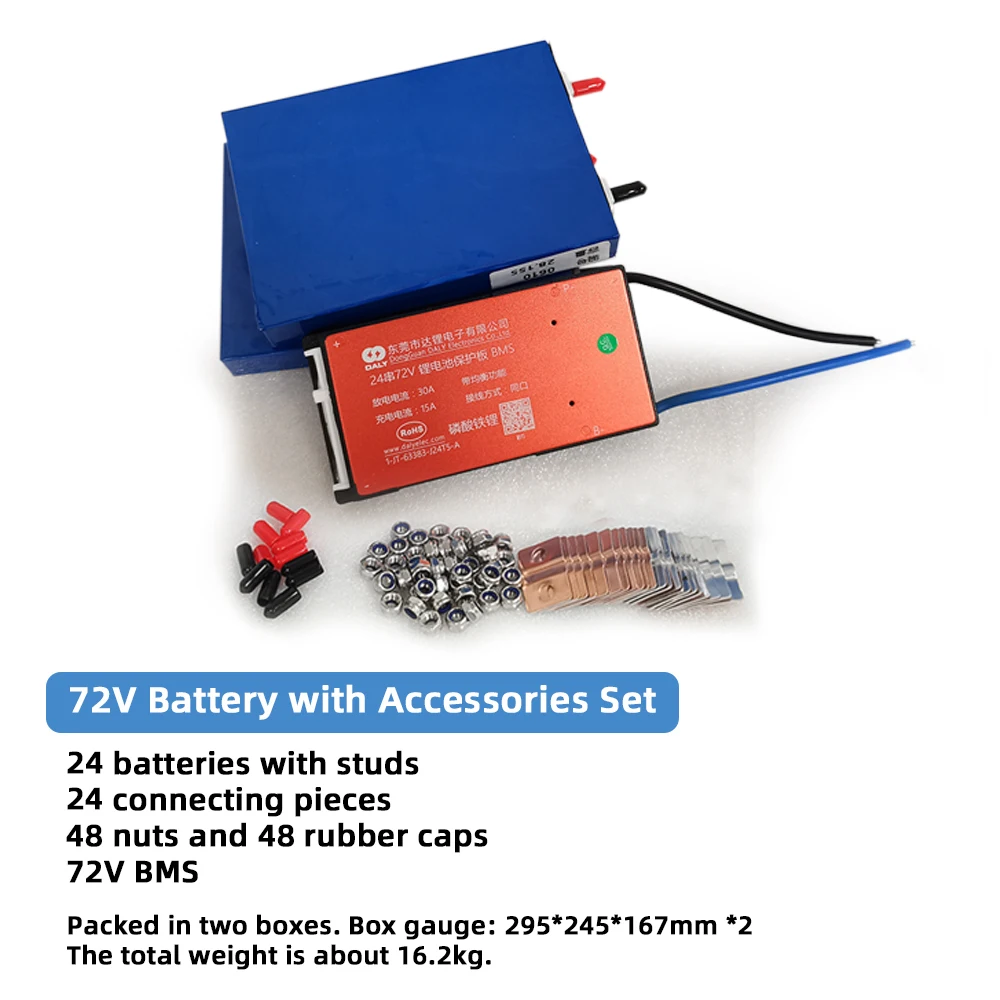 Gotion Low Price DIY 48V/60V/72V Battery Pack 3.2V 20Ah 25Ah 27Ah 30Ah LiFePO4 Battery Cell with BMS/Accessories