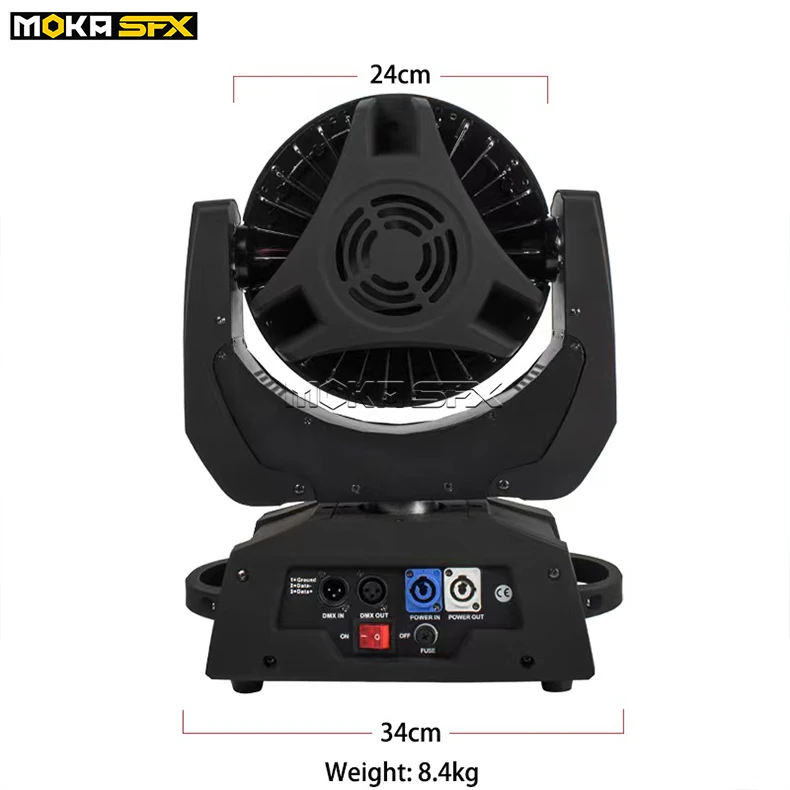MoKa Hot Sale 36*18w LED Moving Head Wash DJ Light Zoom Function LED Wash Stage Light For Sports Stadiums,Hotel, Stage, Concert