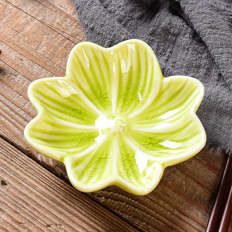 
Christmas Dinnerware flower Plate Party Decor Platter Snack Serving Tray for Nuts/Chips/Cookies/Candy Dish 