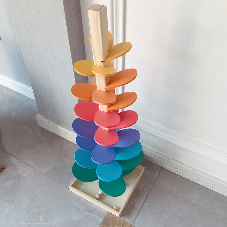 
INS rainbow music tree color recognition early education fun assembly toys toy electronic organ 