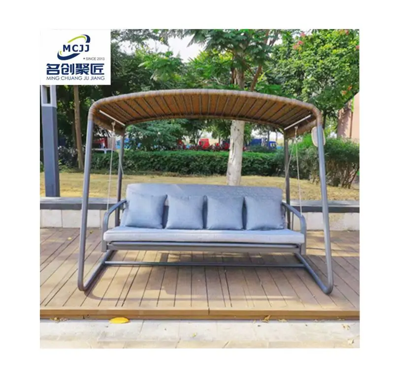 Garden comfortable hanging outdoor swings bed chair with canopy