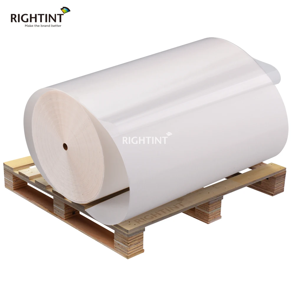 Flexography Wholesale Self Adhesive bopp Packaging Paper Roll flexo Jumbo roll
