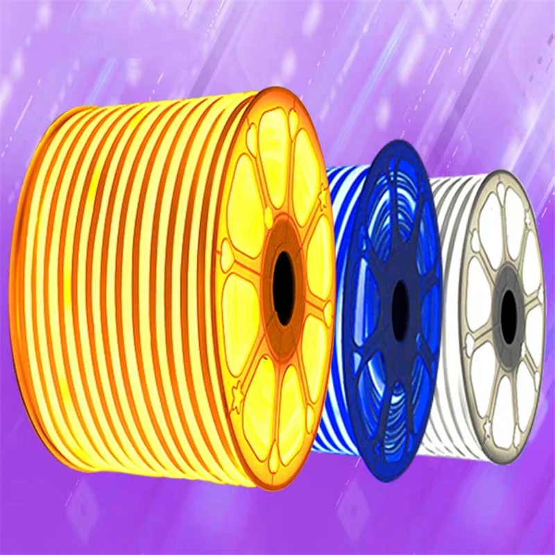 Mini neon flex Waterproof Silicone Tube Small LED Neon Light Custom Strip neon flex 360 For Wall Hanging