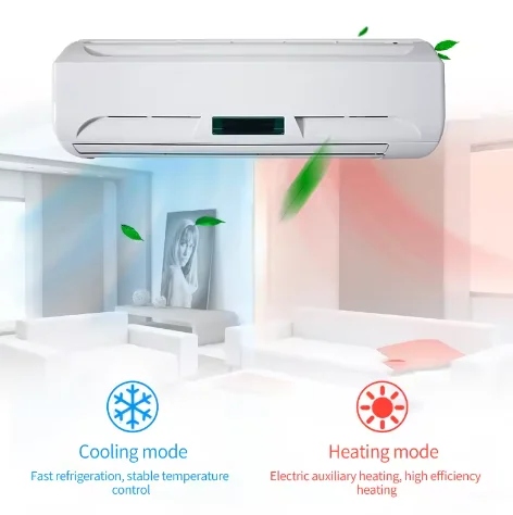 Hot Sale AC DC Hybrid Solar Air Conditioner 12000Btu 18000Btu 24V 48V Split Air Conditioning System Wall Mounted Easy Install