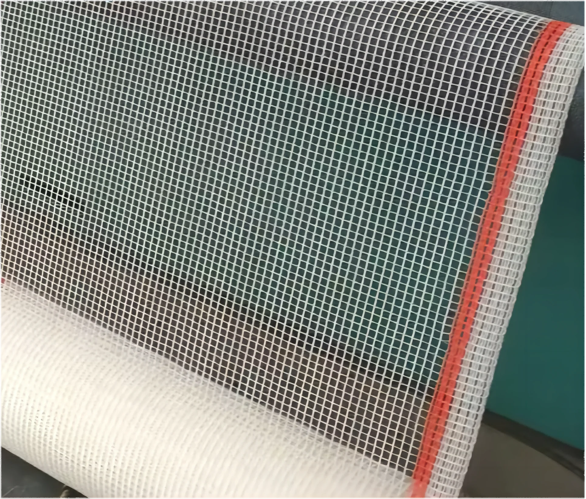 Construction white safety net building industry grid nets debris nets orange color