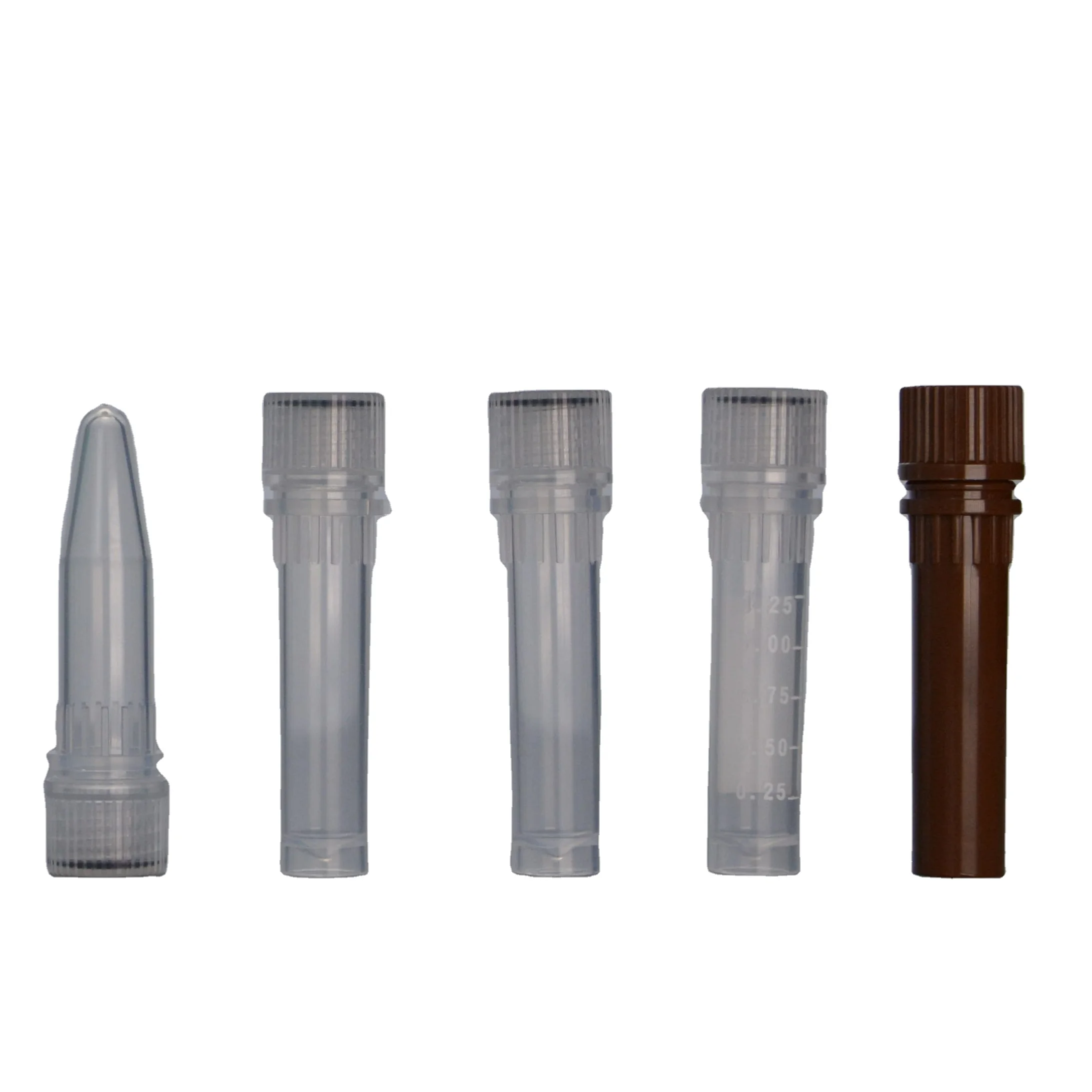 0.5ml 1.0ml 1.5ml 2.0ml Disposable Consumables Cryo Tubes With Cap Plastic Cryogenic Vials cryotubes