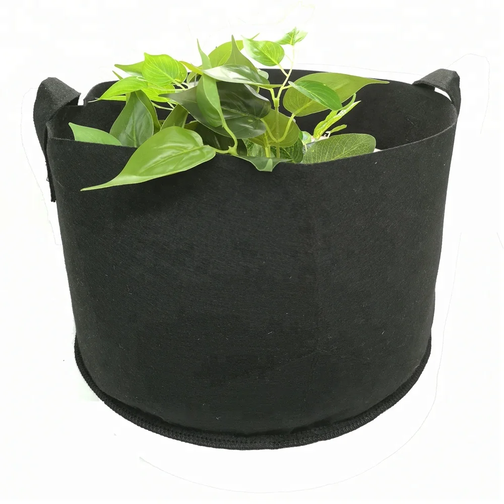 10 gallon china manufacturer fruit mushroom potato strawberry planting garden round fabric felt pot non-woven grow bags