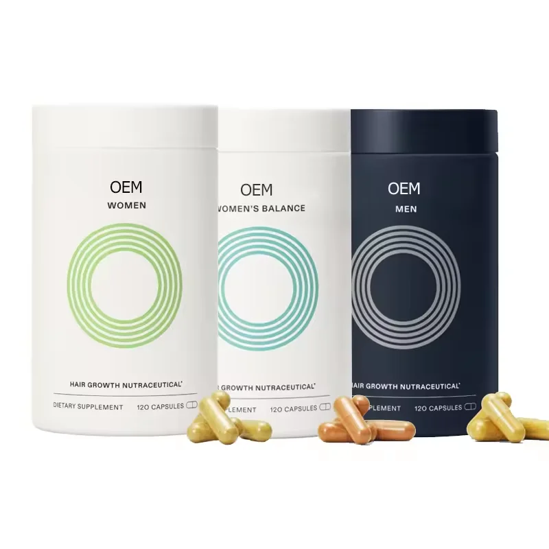 OEM ODM 2024 Popular Products Hair Growth Supplement Hair Capsules For Thicker And Stronger Hair Multiple Complex Vitamins