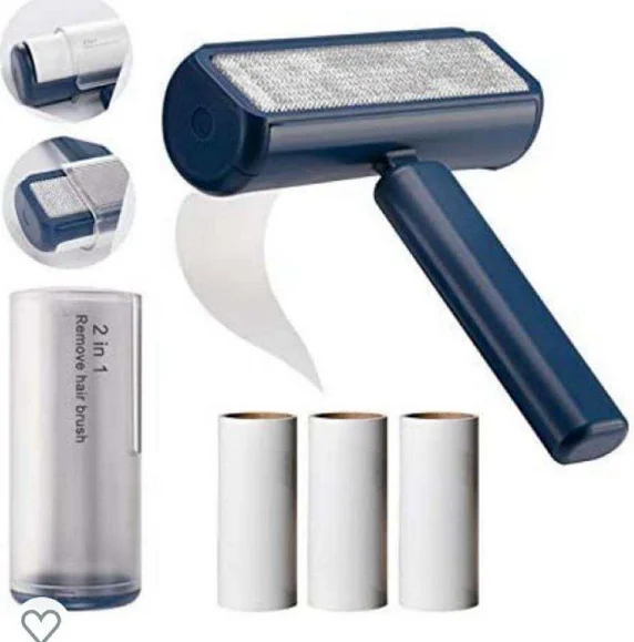 2 In 1 Hair Sticking Device Brushed Sticky Electrostatic Hair Removal Brush Pet Hair Removal Bed Sheet Cleaning