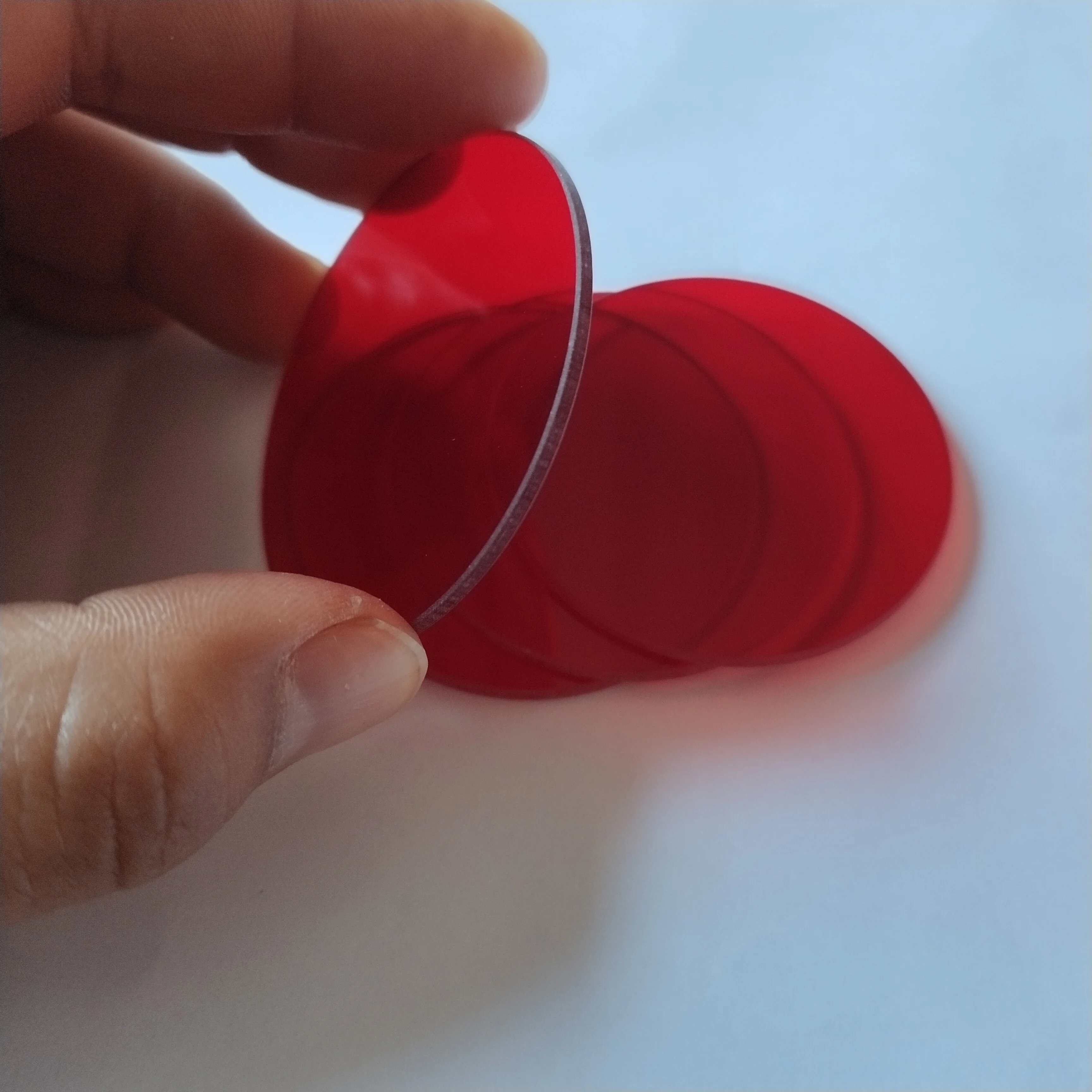 Китайский производитель красный фильтр LongPass 610nm IR Glass RG610 HB610 для оптического окна