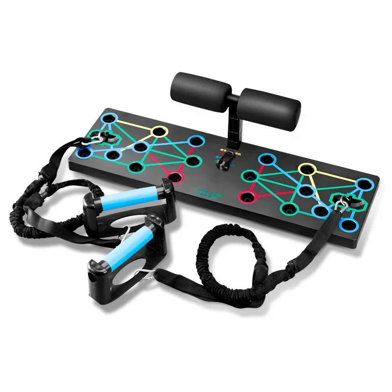 Upgraded Push-up Board  Multifunctional Push-up Board With Resistance Band Portable Multifunctional Push-up Board Set