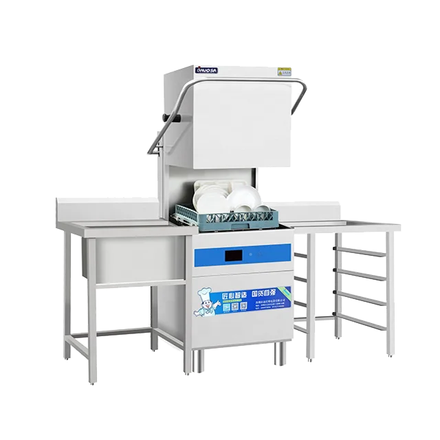 DAVOSA Commercial Hood Type Dishwasher Electric Dish Washer Machine For School Restaurant Hotel