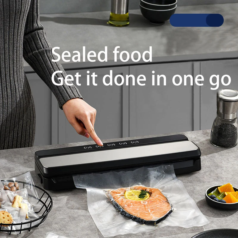 mini vacuum sealer 110v 220v 60KPA Food Vacuum Sealer Machine Automatic Air Sealing System for Food Storage Dry Vacuum Sealer