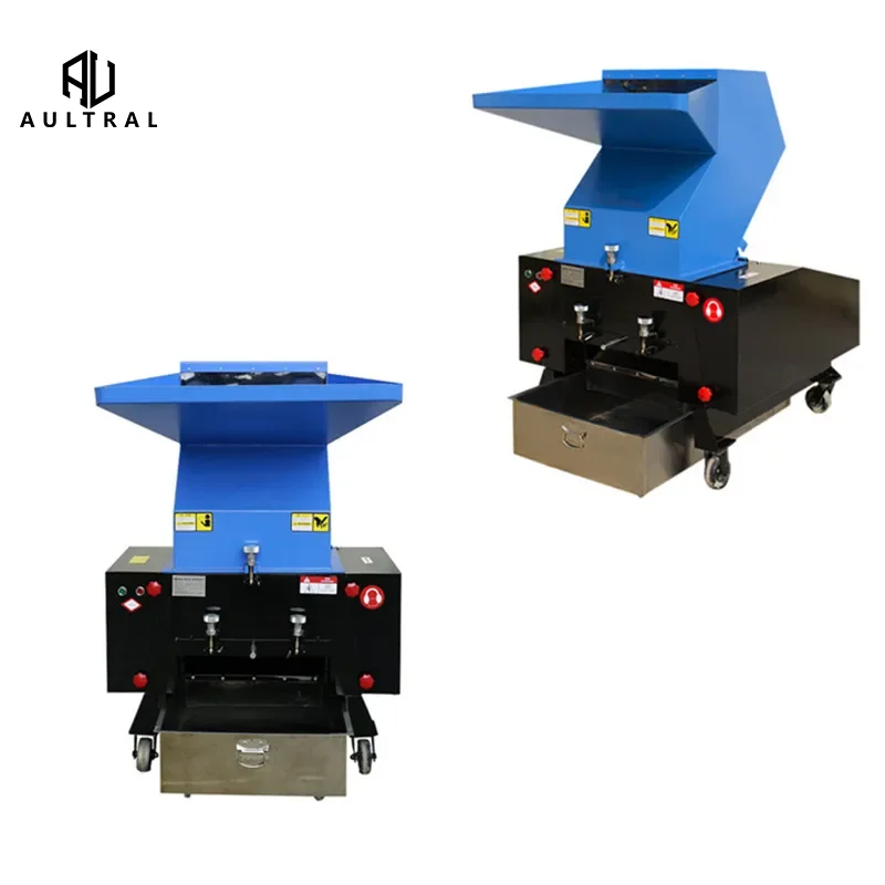 Single Shaft  Plastic Bottle Shredder Crushing Machine  Waste PP PE PVC Pipe Film Plastic Crusher