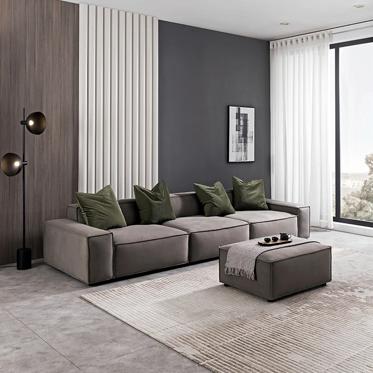  Диван для гостиной L-образный диван современный новый дизайн с подушкой Living room sofa L shape modern new design with