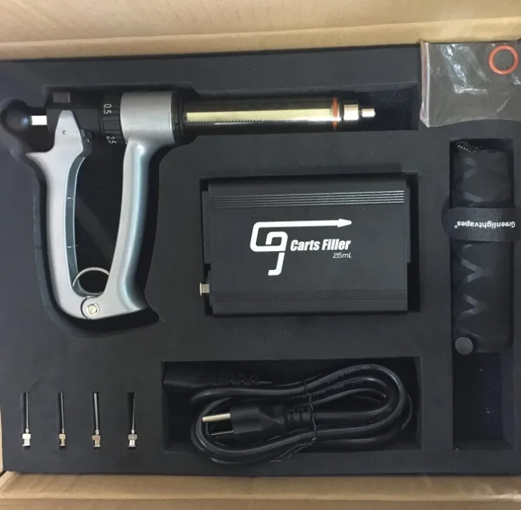 
100% Original Oil Fill Machine Oil cartridge filler Semi-auto Oil Cartridge full gram Filling Machine 