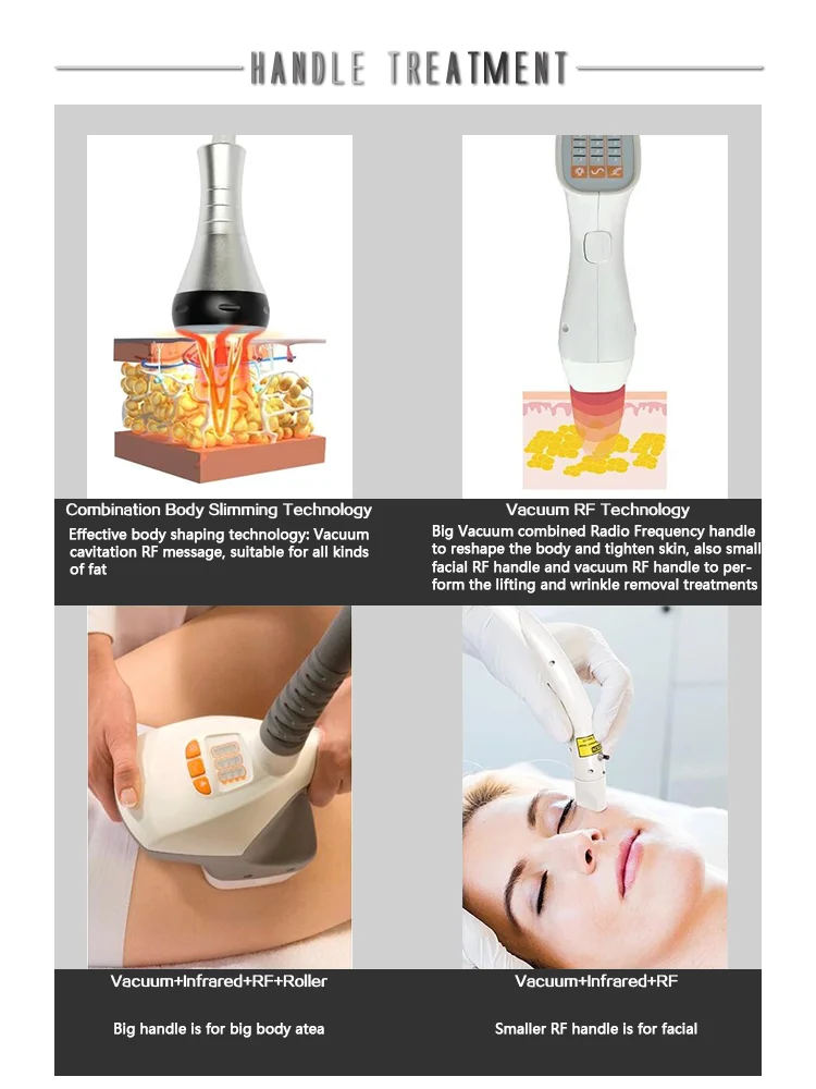 4 in 1 vacuum slimming anti cellulite machine sculpt burn fat body contouring slimming machine