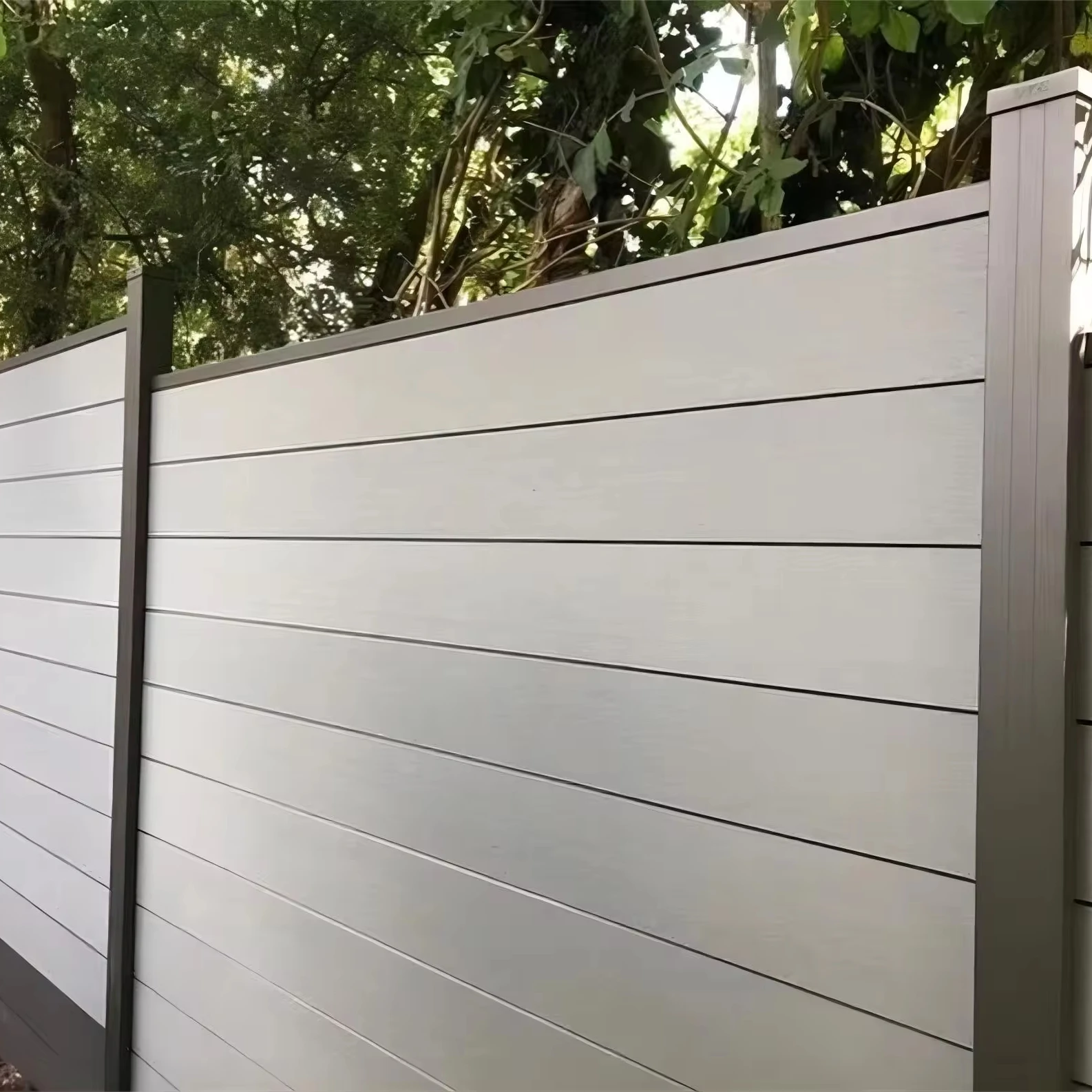 Extrusion WPC Fencing Wood Plastic Composite Railing for Garden Fencing