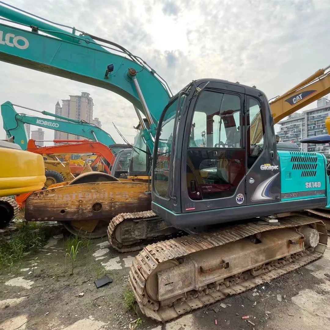Factory Selling Japan made Kobelc SK140 Used Excavator nice quality 14 ton Japanese mini Used digger Ready to Work